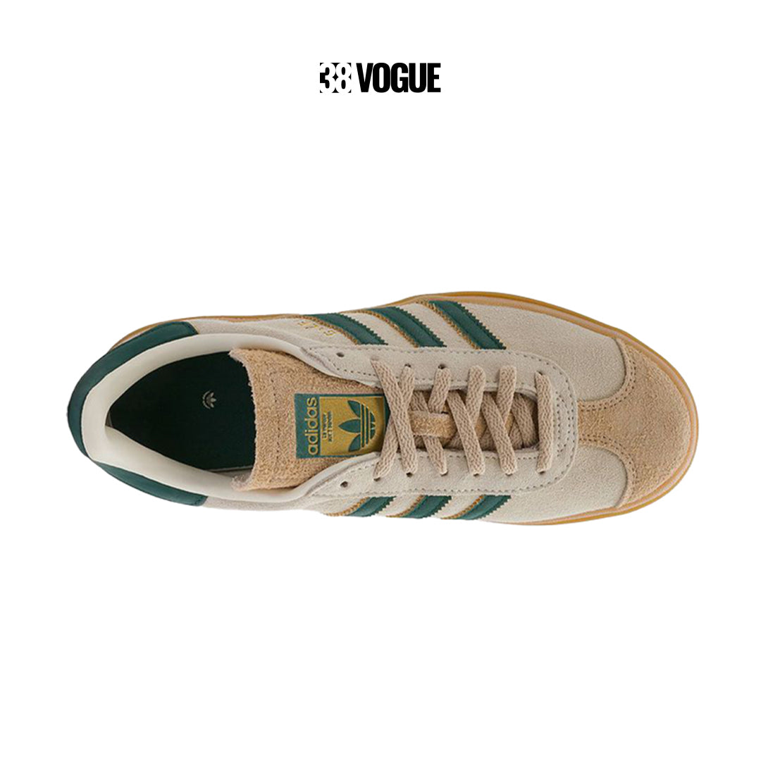 Adidas Gazelle Bold Magic Beige Collegiate Green