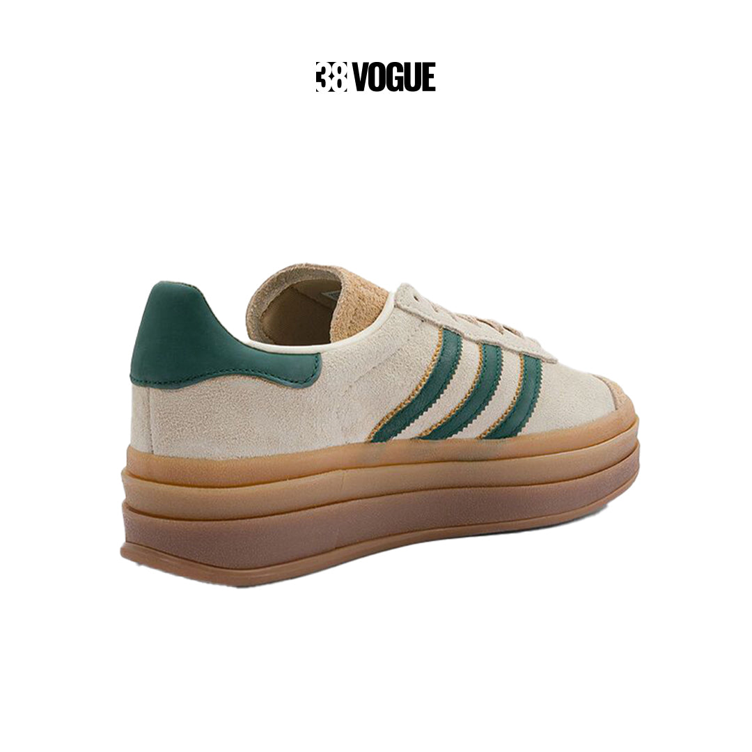 Adidas Gazelle Bold Magic Beige Collegiate Green