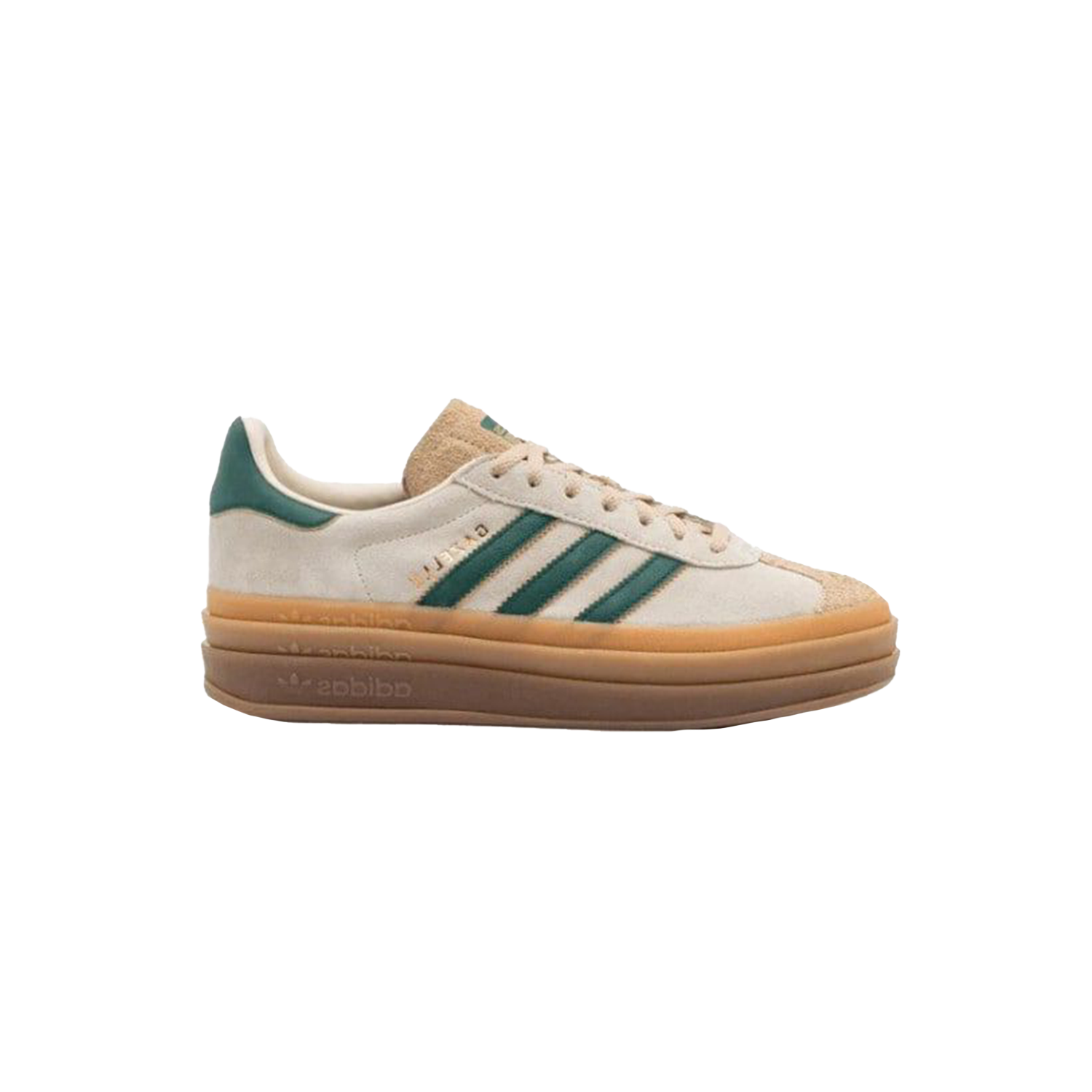 Adidas Gazelle Bold Magic Beige Collegiate Green