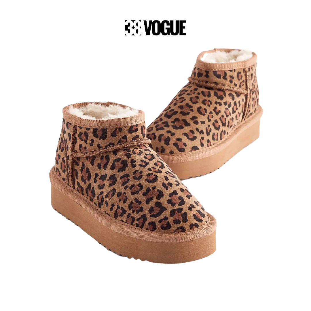 UGG Classic Ultra Mini Leopard Boot